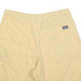 PATAGONIA Mens Shorts Beige Casual Plain M W34 Lightweight Cotton Blend