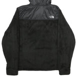 THE NORTH FACE Womens Black Zip Hooded Jacket M Polyester Fleece Casual Outdoor