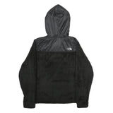 THE NORTH FACE Womens Black Zip Hooded Jacket M Polyester Fleece Casual Outdoor