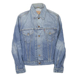 LEVI'S Mens Blue Denim Jacket M Cotton Blend Button Closure Classic Fit