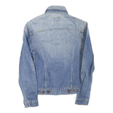 LEVI'S Mens Blue Denim Jacket M Cotton Blend Button Closure Classic Fit