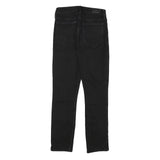 HOLLISTER Womens Slim Black Denim Cotton Blend Zip Jeans W26 L27 Stylish