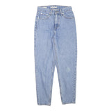 LEVI'S Womens Relaxed Light Blue Denim Jeans W24 L26 Classic Cotton Blend Zip