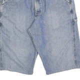 LEE Mens Denim Blue Carpenter Casual Shorts L W36 Workwear Pockets