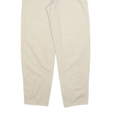 LEVI'S Womens Beige Cotton Blend Regular Fit Straight Leg Trousers W31 L31