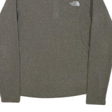 THE NORTH FACE Womens Grey Jacket XS Polyester Blend Plain Zip Lightweight
