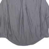 TOMMY HILFIGER Mens Grey Shirt S Button Down Long Sleeve Cotton Blend Casual