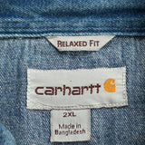 Carhartt Denim Shirt - 2XL Blue Denim