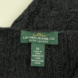 Ralph Lauren Sweater - Medium Black Cotton