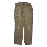 Carhartt Carpenter Trousers - 32W 31L Khaki Cotton