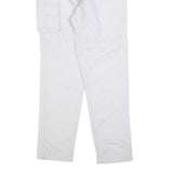 VAUDE Womens Slim White Trousers Zip Pockets W30 L30 Outdoor Casual