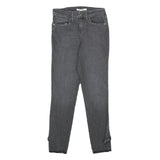 LEVI'S 721 HIGH RISE SKINNY Womens Jeans Black Slim Skinny Denim W27 L28 Bow