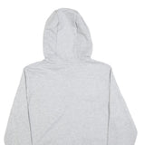 NIKE Mens Grey Pullover Hooded Hoodie L Lightweight Cotton Blend Sportswear
