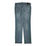 Black Bull Contrast Stitch Jeans - 33W 30L Light Wash Cotton