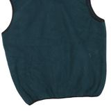 TIMBERLAND Mens Blue Jacket L Polyester Blend Sleeveless Zip Pocket Casual