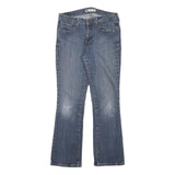 LEVI'S Womens 515 Regular Fit Straight Blue Denim Cotton Blend W29 L28 Zip Jeans