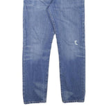 LEVI'S Womens Blue Regular Fit Straight Denim Light W31 L27 Classic Button Jeans