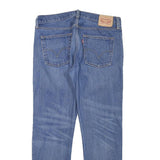 LEVI'S Womens Blue Regular Fit Straight Denim Light W31 L27 Classic Button Jeans