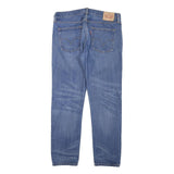 LEVI'S Womens Blue Regular Fit Straight Denim Light W31 L27 Classic Button Jeans