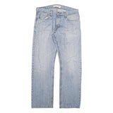 LEVI'S 514 Mens Jeans Blue Slim Straight Denim Medium W33 L30 Classic Zip Button