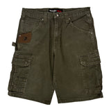 Wrangler Cargo Shorts - 32W 11L Gray Cotton