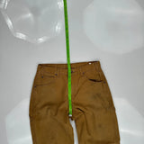 Dickies Carpenter Pants - 32W 31L Brown Cotton