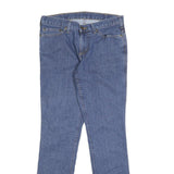 CARHARTT Womens Jeans Blue Slim Skinny Denim Raw W29 L30 Zip Cotton Blend