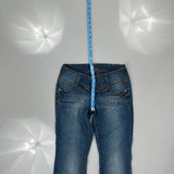 Almost Famous Boot Cut Jeans - 28W UK 6 Blue Cotton