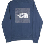 THE NORTH FACE Mens Blue Hoodie M Cotton Pullover Drawstring