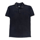 Dickies Polo Shirt - Small Black Cotton Blend