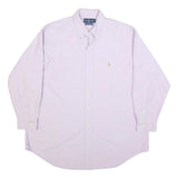 RALPH LAUREN Mens White 2XL Cotton Button Down Oxford Shirt Classic Fit