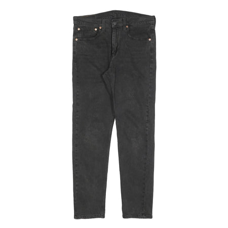 LEVI'S 515 Mens Jeans Black Slim Skinny Denim Medium W32 L32 Slim Fit Zip