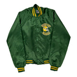 Made In USA Green Bay Packers Chalk Line Nfl Varsity Jacket - Small Green Polyester
