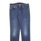 LEVI'S 511 BIG E Mens Slim Blue Denim Medium W31 L32 Zip Jeans Authentic Vintage