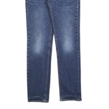 LEVI'S 511 BIG E Mens Slim Blue Denim Medium W31 L32 Zip Jeans Authentic Vintage