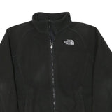 THE NORTH FACE Womens Black Fleece Jacket M Polyester Blend Zip Classic Outdoor