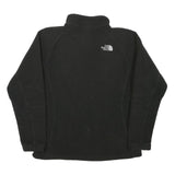 THE NORTH FACE Womens Black Fleece Jacket M Polyester Blend Zip Classic Outdoor