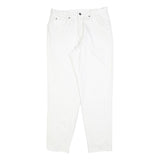 BIG STAR Womens Jeans White Regular Straight Denim W30 L30 Cotton Blend Zip