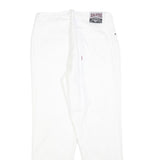 BIG STAR Womens Jeans White Regular Straight Denim W30 L30 Cotton Blend Zip