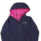 BERGHAUS Womens Navy Blue Outdoor Jacket XS Polyester Blend Hooded Zip