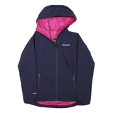 BERGHAUS Womens Navy Blue Outdoor Jacket XS Polyester Blend Hooded Zip