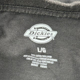 Dickies T-Shirt - Large Black Cotton