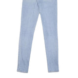 LEVI'S 721 Womens Jeans Blue Relaxed Skinny Denim Light W24 L31 Classic Zip