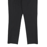 BANANA REPUBLIC Womens Wool Blend Black Slim Straight Trousers W29 L25 Formal