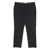 BANANA REPUBLIC Womens Wool Blend Black Slim Straight Trousers W29 L25 Formal