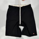 Dickies Shorts - 36W 11L Black Cotton