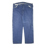 DICKIES Mens Regular Blue Denim Jeans W48 L32 Classic Cotton Blend Zip Closure