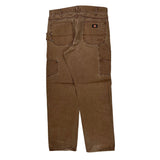 Dickies Carpenter Pants - 36W 33L Brown Cotton
