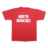 JERZEES Mens Red Red Raider Basketball Graphic T-Shirt L Short Sleeve Crew Neck