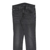 LEVI'S Mens Slim Black Jeans Denim W30 L30 Zip Cotton Blend Stylish